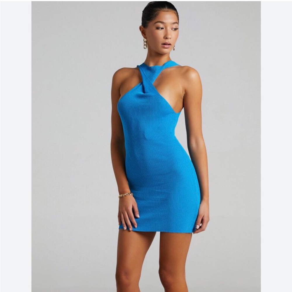 Lioness - Blue Cross Mini Dress